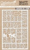Celebr8 Ocean Bliss Matt Board Equi Die Cut Mini Words Photo