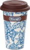 Delonghi Double Wall Ceramic Travel Mug - Blu Flower Photo