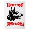 Complete Sign - Beware Doberman Photo