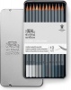 Winsor Newton Winsor & Newton Studio Collection Medium Graphite Pencil Set of 12 Photo