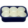 Trefoil 6 Pot Paint Tray Set Photo