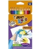 BIC Kids Aquacouleur Watercolour Pencil Crayons Photo