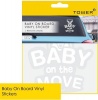 Tower Vinyl Sticker - Baby on the Move Photo