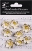 Little Birdie Butter Cup Paper Flowers - Ivory Pearl Photo