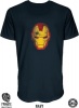 Primate Collectables Marvel Iron Man Face Mens T-Shirt Photo