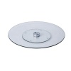 35cm Tempered Glass Lazy Suzan Rotating Serving Tray Photo