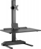 Lumi Bracket Sit-Stand Electric Desk Converter with Single Monitor Mount Photo