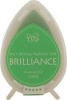 Tsukineko Brilliance Dew Drop Ink Pad - Pearlescent Lime Photo