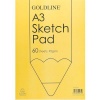 Goldline Glued Sketch Pad - 95gsm - A3 29.7x42cm Photo