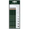 Faber Castell Series 9000 Jumbo Pencil Set of 5 Photo