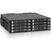 Icydock Icy Dock MB998SK-B drive bay panel Black 8x2.5" 6Gbit/s 146x142.4x41.3mm 885g Photo