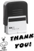 Colop C20 Self Inking Rubber Stamp - Thank You - Black Photo