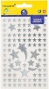 Tower Fun Star Stickers - Silver - 285 Stickers Photo