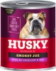 Husky Smokey Joe - Meaty Strips in Gravy Smokey Rib Flavour Tinned Dog Food Photo