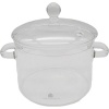 Home and Trends Tempered Glass Pot with Two Curved Side Handles Photo