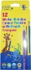 Bantex @School Water Soluble Triangular Colouring Pencils with Brush Photo