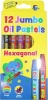 Bantex @School Oil Pastels - Hexagonal Photo