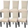 Maisonware Elasticated Removable Washable Dining Chair Slipcover Photo