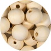 Dala Wooden Beads - Natural Photo