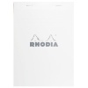 Rhodia No.13 Basics Grid Pad - White Cover - 80 Sheets - A6 Photo