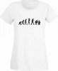 JuiceBubble Gamer Evolution Ladies White T-Shirt Photo