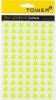 Tower Stars Stickers - Fluorescent Lime - 420 Stickers Photo