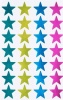 Tower Large Star Stickers - Mixed Metallic - 140 Stickers Photo