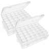 Maisonware 36 Grid Plastic Jewellery Stationery Crafts Organiser Photo