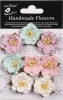 Little Birdie Butter Cup Paper Flowers - Fairy Garden Photo