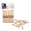 Khoki Wooden Lolly Sticks Plain 50 Piece Pack 6 Pack Photo