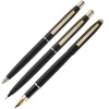 Luxor Matt Black & Gold Gift Set. Photo