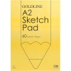 Goldline Glued Sketch Pad - 95gsm - A2 42x59.4cm Photo