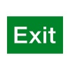 Parrot Products Parrot Sign - Symbolic Exit Green on White ACP Photo