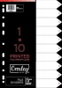 Croxley A4 Polypropylene Printed File Dividers - 1-10 Divisions Photo