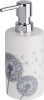 WENKO - Soap Dispenser - Astera Range - Ceramic - White/Grey Photo