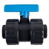 Agri PVC Double Union Bsp Ball Valve 1 Bulk Pack of 3 Photo