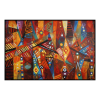 Fancy Artwork Canvas Wall Art :Tribes Unity By Abstract Serenades Abstract - Photo