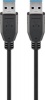 Goobay TCOCUAA18U3 USB cable 3 m 3.2 Gen 1 (3.1 A Black 3.0 Male A/Male 28AWG 1.8m Photo