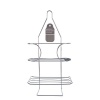 Shower Caddy Bathroom Accessories Chrome Plated 2 Shelves Photo