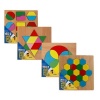 AZ Homes Educational Wood Shape Puzzles Assorted Photo