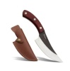 Lifespace Viking Style Chef Knife with Wood Handle andSheath Photo