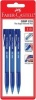 Faber Castell Faber-castell Ball Pen Grip X10 1.0mm Blister Of 3 piecess-blue/black/red Photo