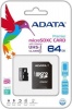 Adata MicroSDXC Card and Adapter Photo