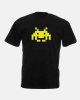 JuiceBubble Space Invaders Mens Black T-Shirt Photo