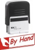 Colop C20 Self Inking Rubber Stamp - By Hand - Red Ink Photo