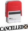 Colop C20 Self Inking Rubber Stamp - Cancelled - Black Ink Photo