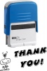 Colop C20 Self Inking Rubber Stamp - Thank You - Black Ink Photo