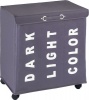 WENKO - Trivo - 3 Compartment Laundry Bin - Grey 116L Photo