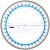 Helix 360 Degree Protractor - Wallet Photo