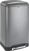 WENKO Pedal Bin 30L - Studio Range - Easy-Close - Stanless Steel - White Photo